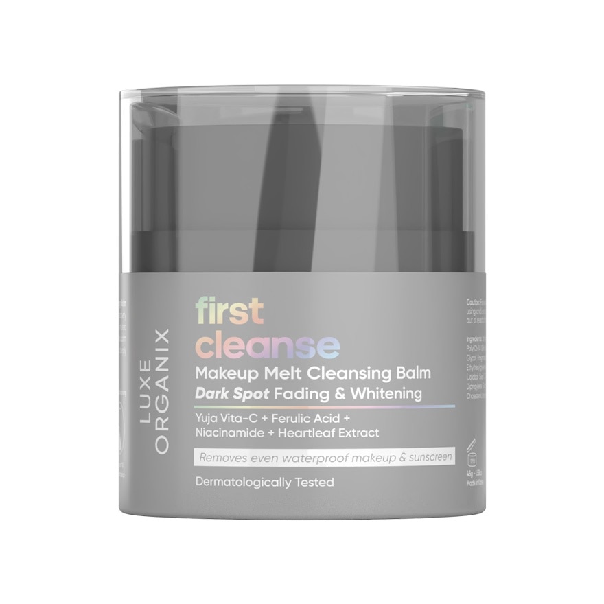 LUXE ORGANIX First Cleanse Dark Spot Fading & Whitening Cleansing Balm 45g