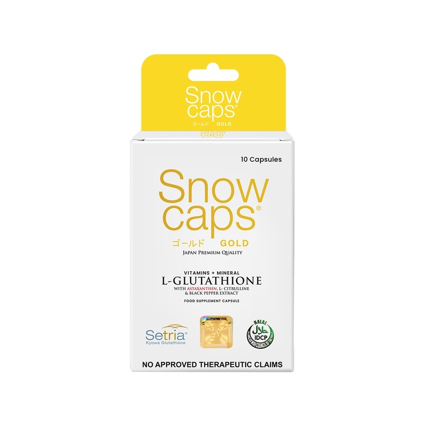 SNOW Caps L - Glutathione 749mg Trial Pack 10 Capsules