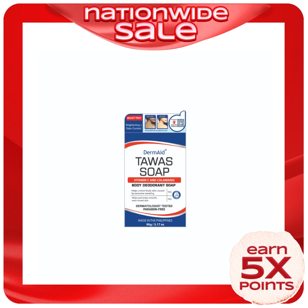 DERMAID Tawas Vitamin C + Calamansi Soap 90g