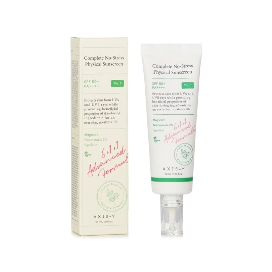 AXIS Y Complete No-Stress Physical Sunscreen SPF50+ PA++++ 50ml