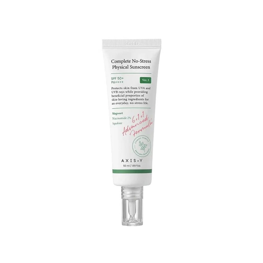 AXIS Y Complete No-Stress Physical Sunscreen SPF50+ PA++++ 50ml