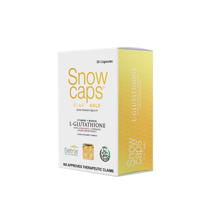 SNOW Caps Gold L-Glutathione 749mg 30 Capsules