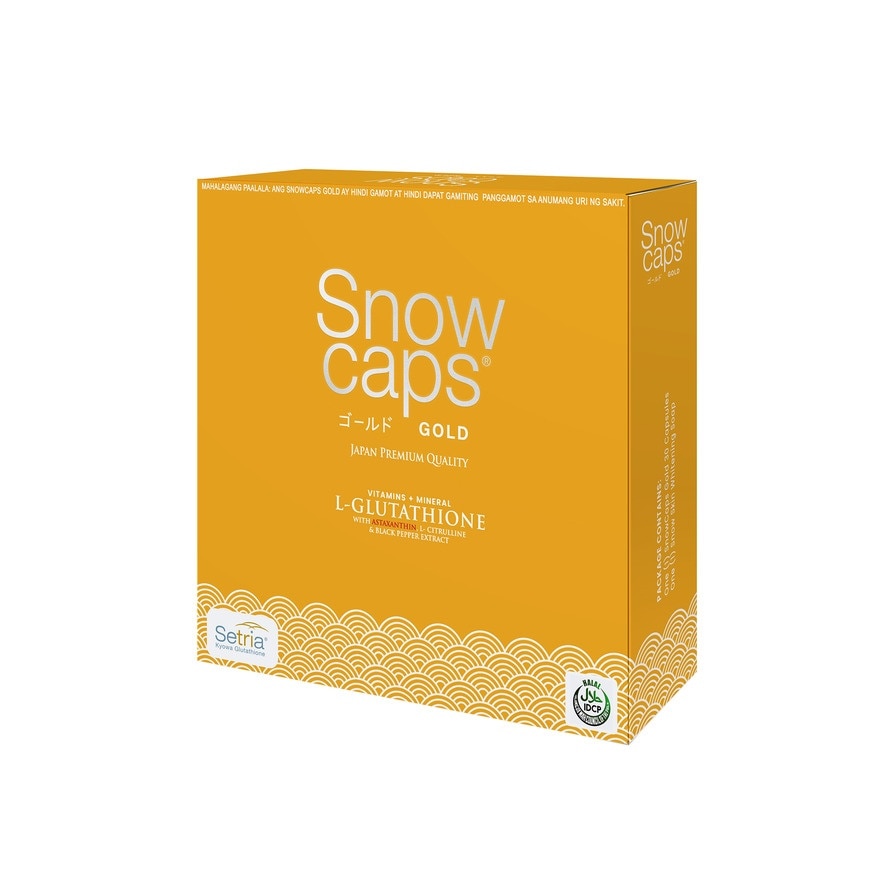 SNOW Caps Gold L-Glutathione 30s with Free Soap
