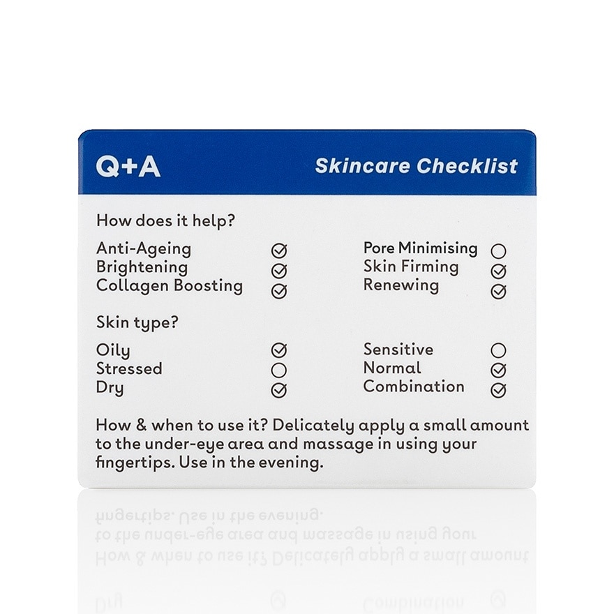Q+A Retinol Regenerating Eye Cream 15ml