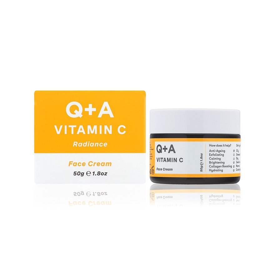 Q+A Vitamin C Radiance Face Cream 50g