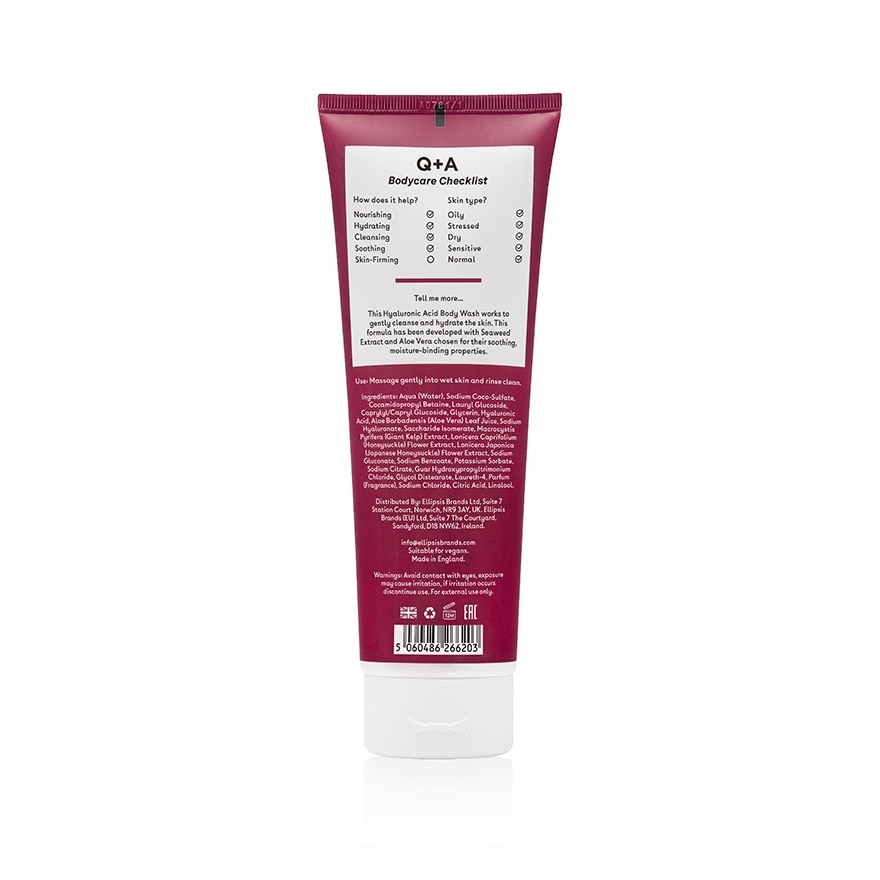 Q+A Hyaluronic Acid Bodywash 250ml image