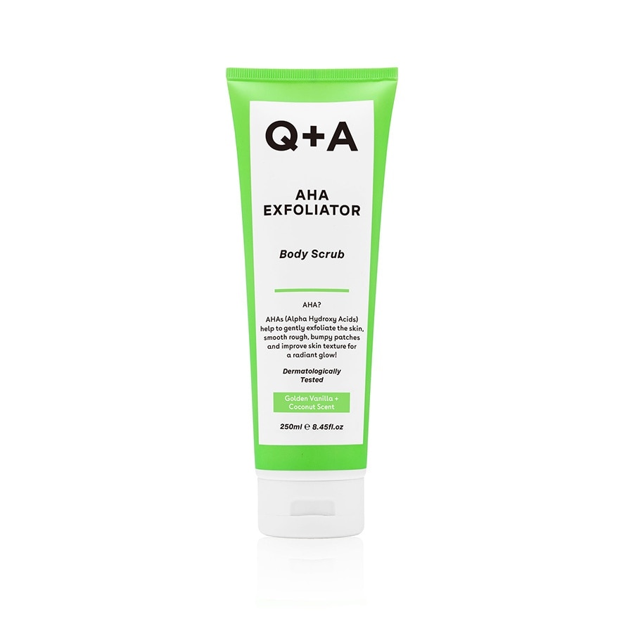Q+A AHA Exfoliator Body Scrub 250ml