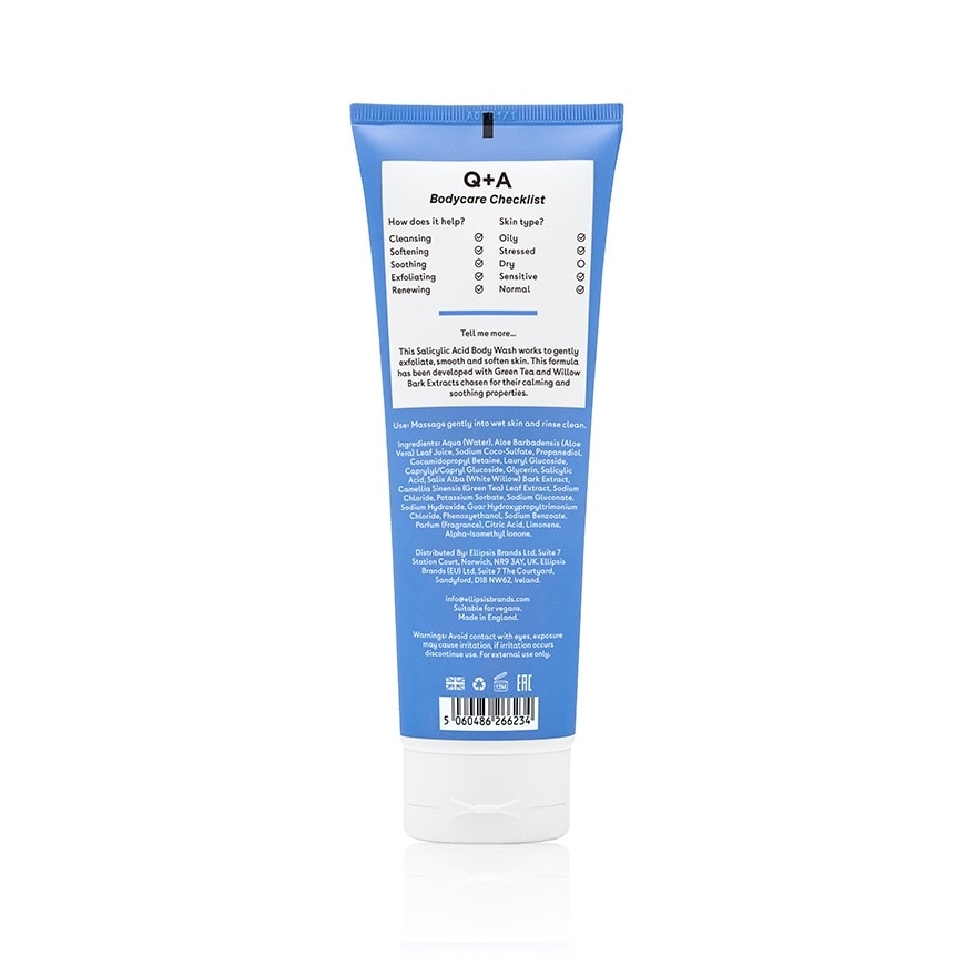 Q+A Salicylic Acid Body Wash 250ml