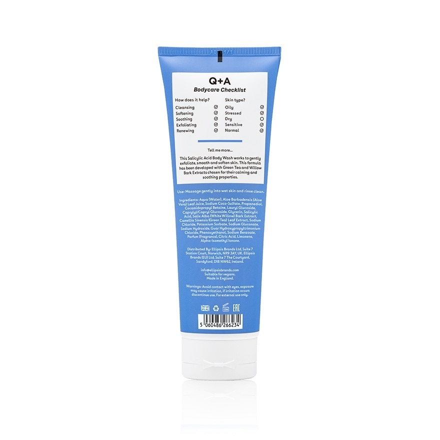 Q+A Salicylic Acid Body Wash 250ml