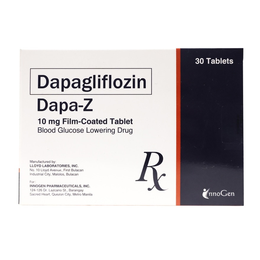 DAPA Z 10mg Film Coated Tablet Sold Per Piece [PRESCRIPTION REQUIRED]