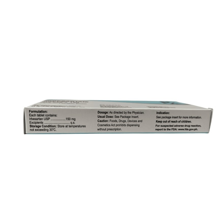 IRBEVEX 150 Irbesartan 150mg Tablet Sold Per Piece [PRESCRIPTION REQUIRED]