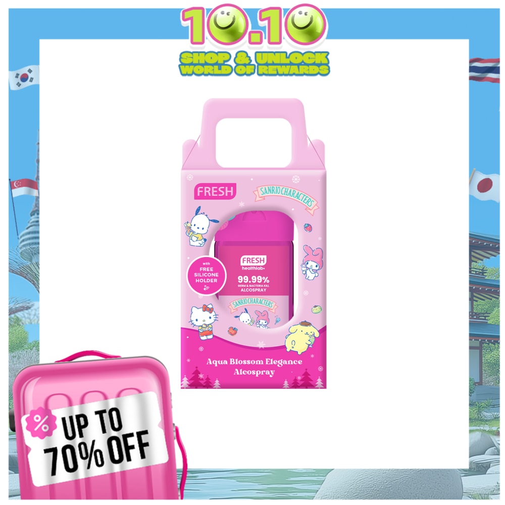 FRESH Alcospray Sanrio Characters with Free Silicone Holder 60ml