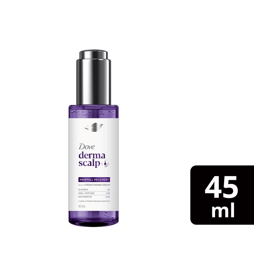 DOVE Serum Derma Scalp + Hair Fall Recovery 3-in-1 45ml