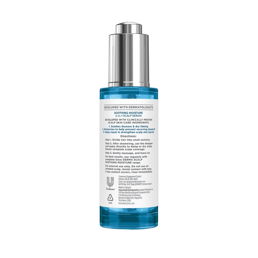 DOVE Serum Derma Scalp + Soothing Moisture 3-in-1 45ml