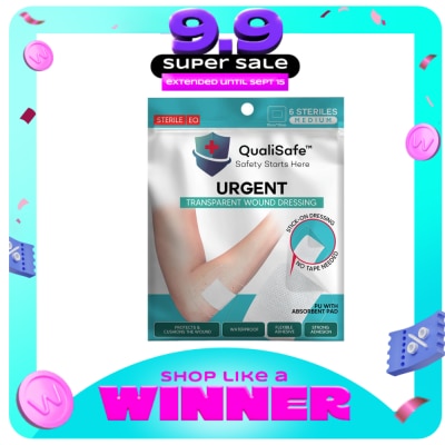 QUALISAFE - QUALISAFE Urgent Transparent Wound Dressing Medium image