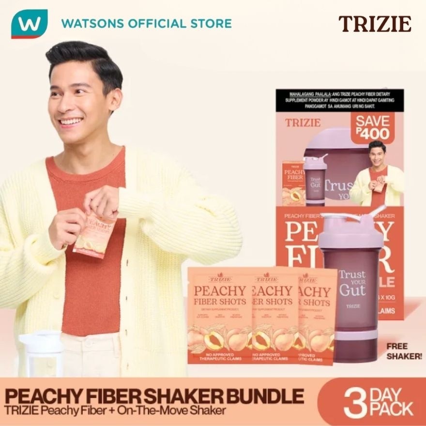 TRIZIE Enchong Peachy Fiber Shaker Bundle 3 Day Pack