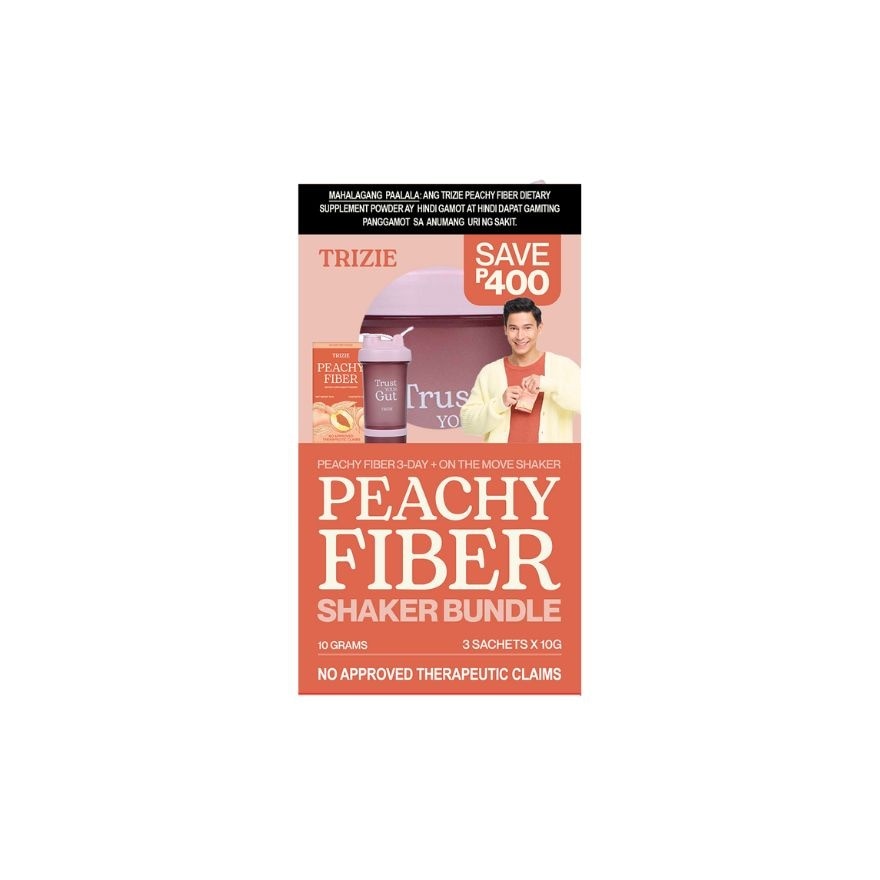 TRIZIE Enchong Peachy Fiber Shaker Bundle 3 Day Pack