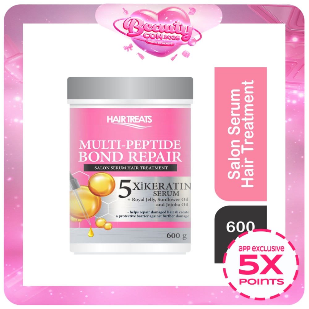 HAIR TREATS Multi-Peptide Bond Repair Salon Serum Hair Treatment 600g