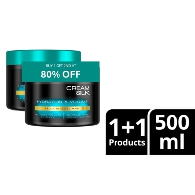 CREAMSILK CREAMSILK Treatment Volume & HYA 500ml Buy 1 Get 2nd at 80% OFF