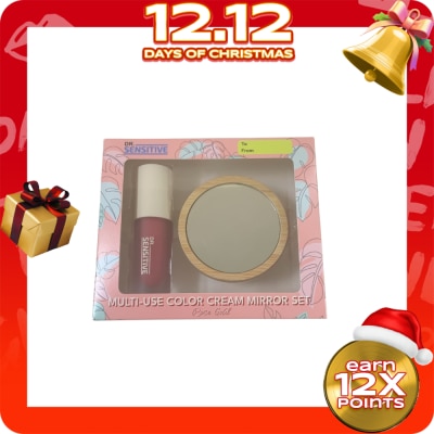 DR SENSITIVE DR SENSITIVE Multi Use Color Cream Rose Gold with Mirror 5g Gift Set