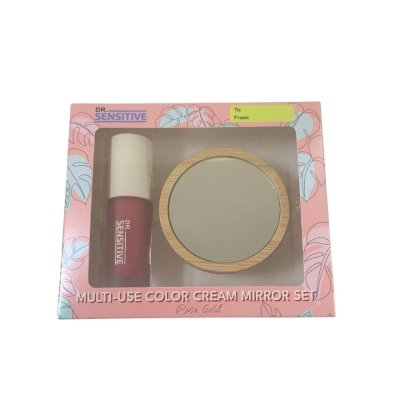 DR SENSITIVE DR SENSITIVE Multi Use Color Cream Rose Gold with Mirror 5g Gift Set