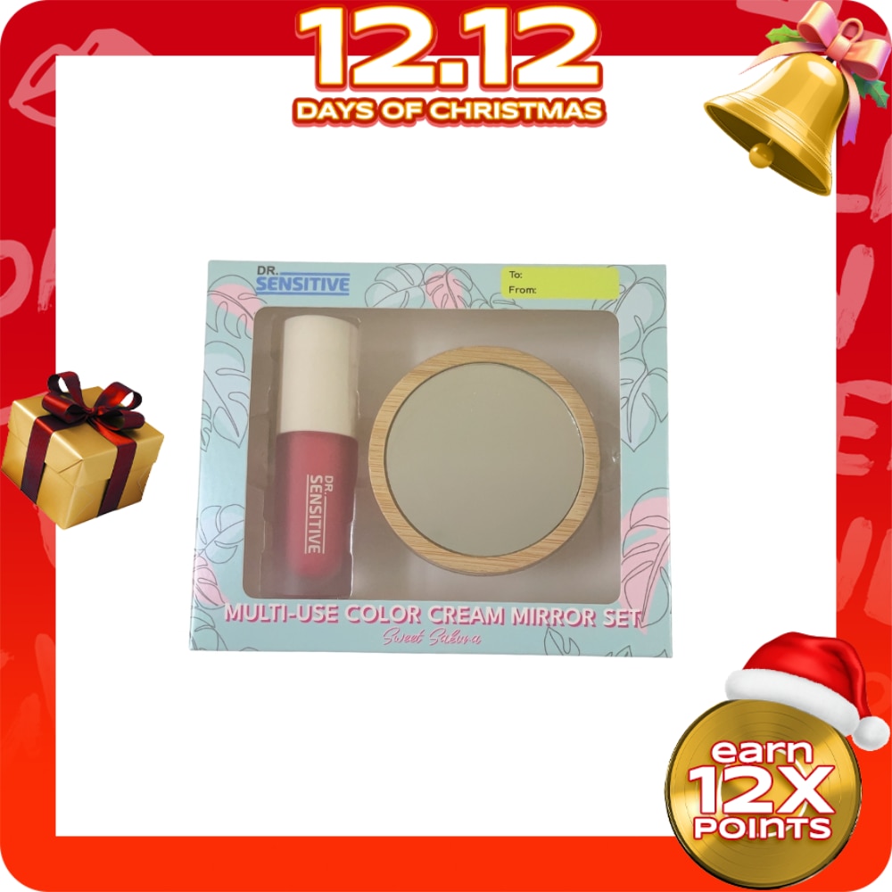 DR SENSITIVE Multi Use Color Cream Sweet Sakura with Mirror 5g Gift Set