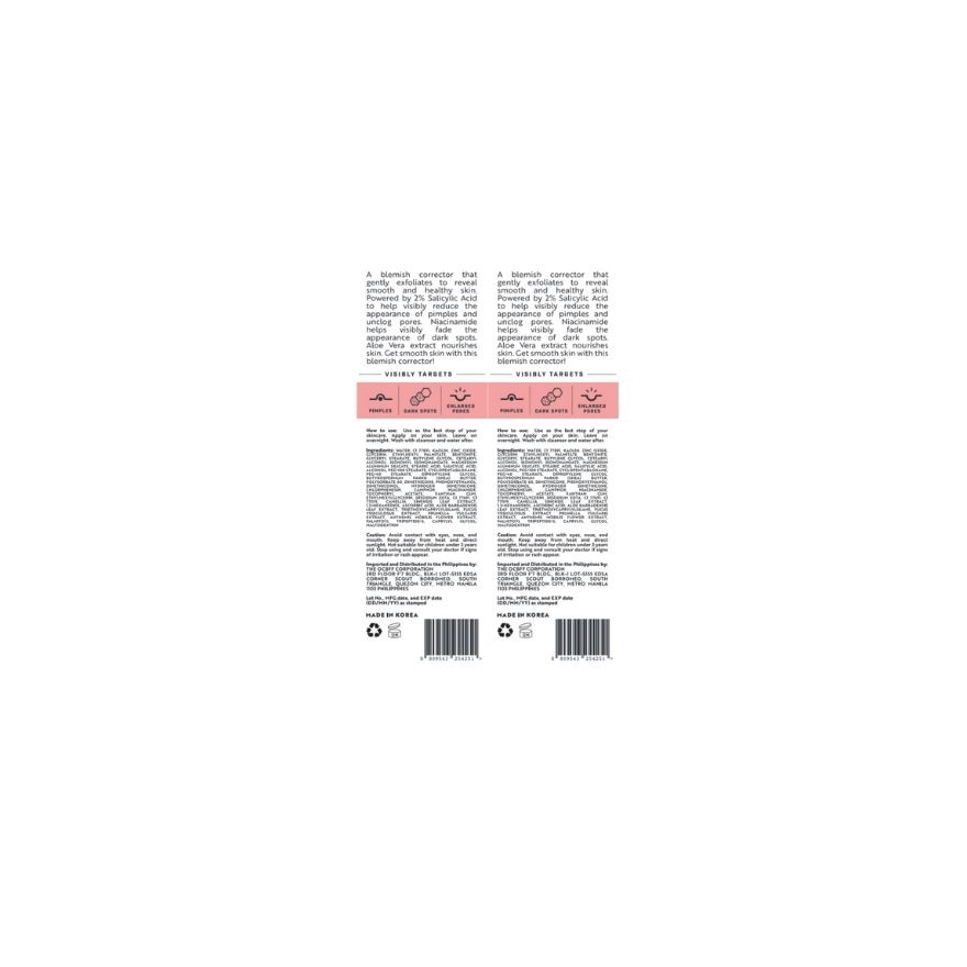 DR O Skin Lab Spotless Pink Mud Salicylic Acid + Niacinamide 20g Buy 1 Get 1