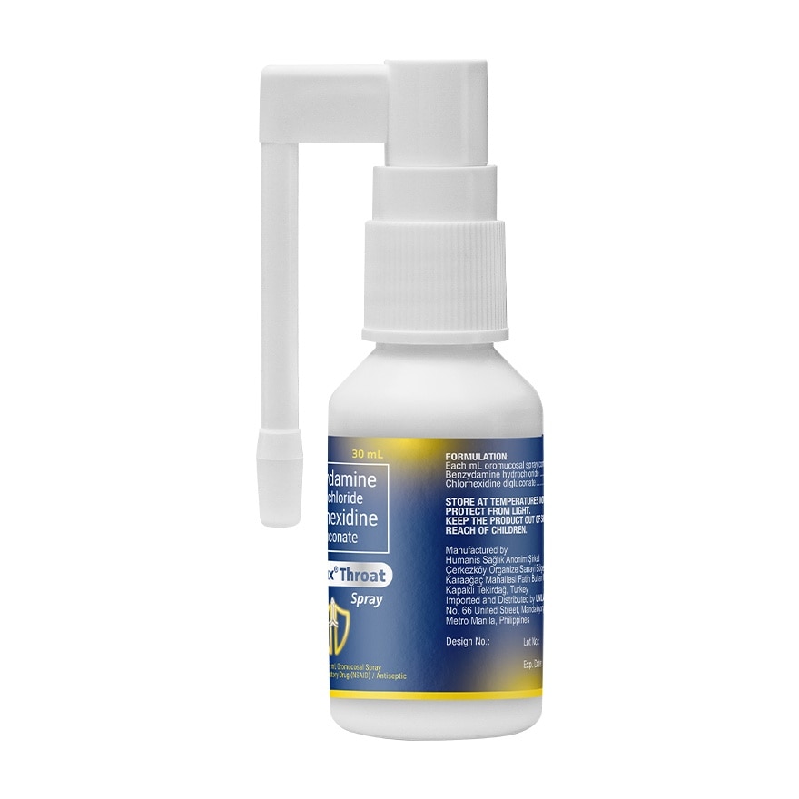 SOLMUX Throat Spray Bottle 30ml