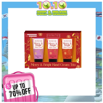 SKIN FAVORITES SKIN FAVORITES Merry & Bright Hand Cream Trio Gift Set