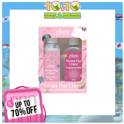 GLAMWORKS GLAMWORKS Sweet Pea Cheer Body Lotion & Fragrance Mist Gift Set