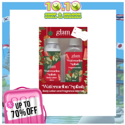 GLAMWORKS GLAMWORKS Watermelon Splash Body Lotion & Fragrance Mist Gift Set