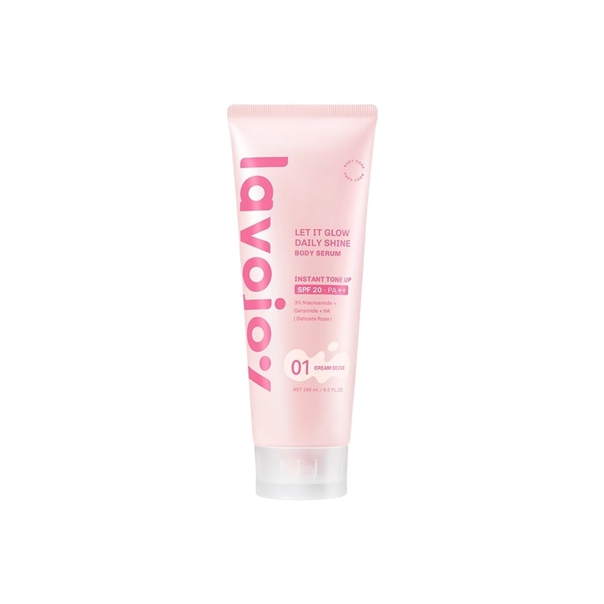 LAVOJOY Let It Glow Daily Shine Body Serum 01 Cream Beige 180ml