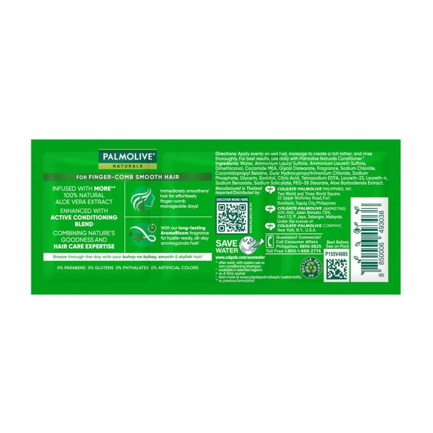 PALMOLIVE Naturals Ultra Smooth Shampoo 15ml x 6s