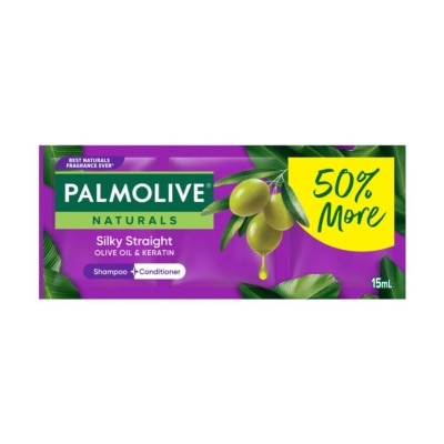 PALMOLIVE PALMOLIVE Naturals Silky Straight Shampoo 15ml x 6s