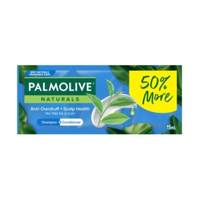 PALMOLIVE PALMOLIVE Naturals Anti-Dandruff + Scalp Health Shampoo 15ml x 6s