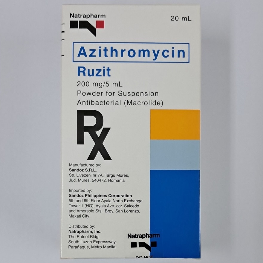 RUZIT 200mg/5ml Powder for Suspension [PRESCRIPTION REQUIRED]