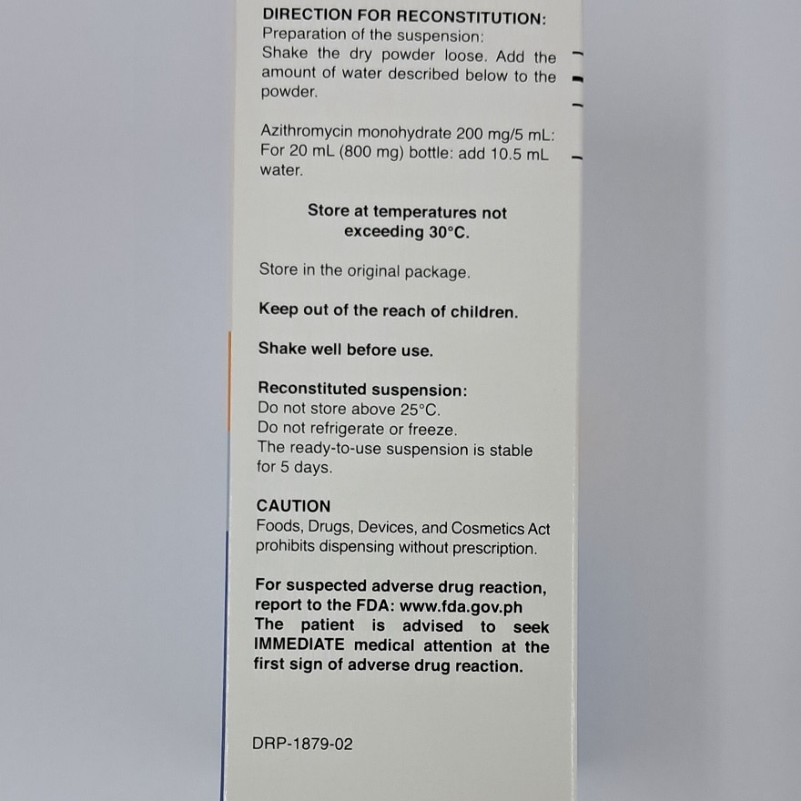 RUZIT 200mg/5ml Powder for Suspension [PRESCRIPTION REQUIRED]