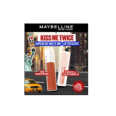 MAYBELLINE MAYBELLINE Kiss Me Twice Super Stay Matte Ink + Lifter Gloss