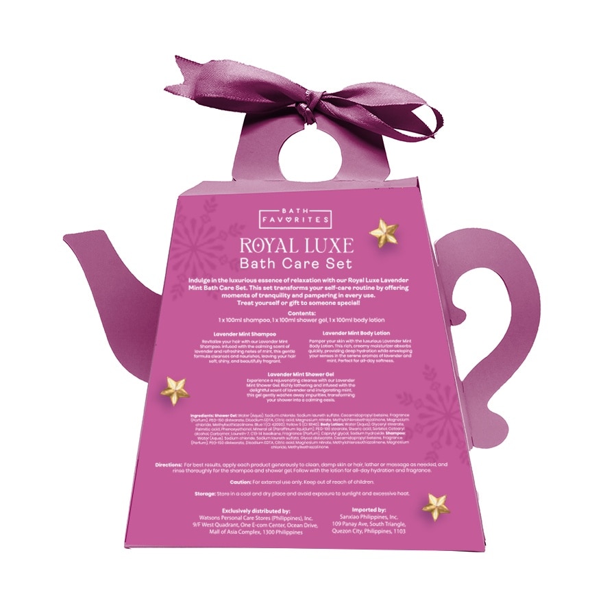BATH FAVORITES Royal Luxe Bath Care Gift Set