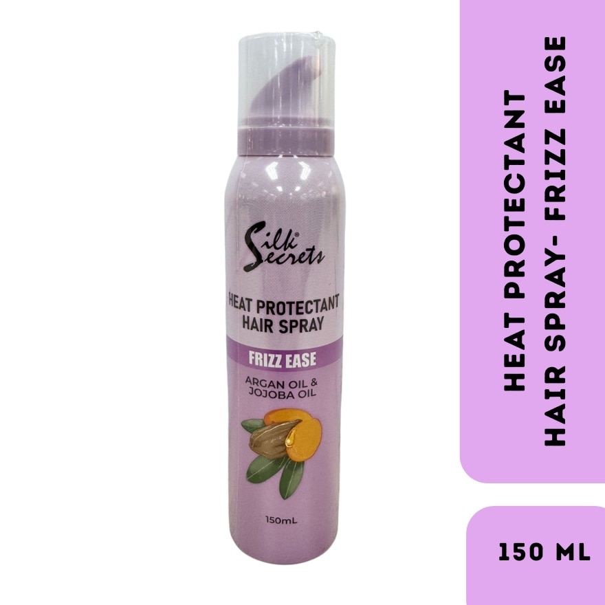 SILK SECRETS Heat Protectant Hair Spray Frizz Ease 150ml