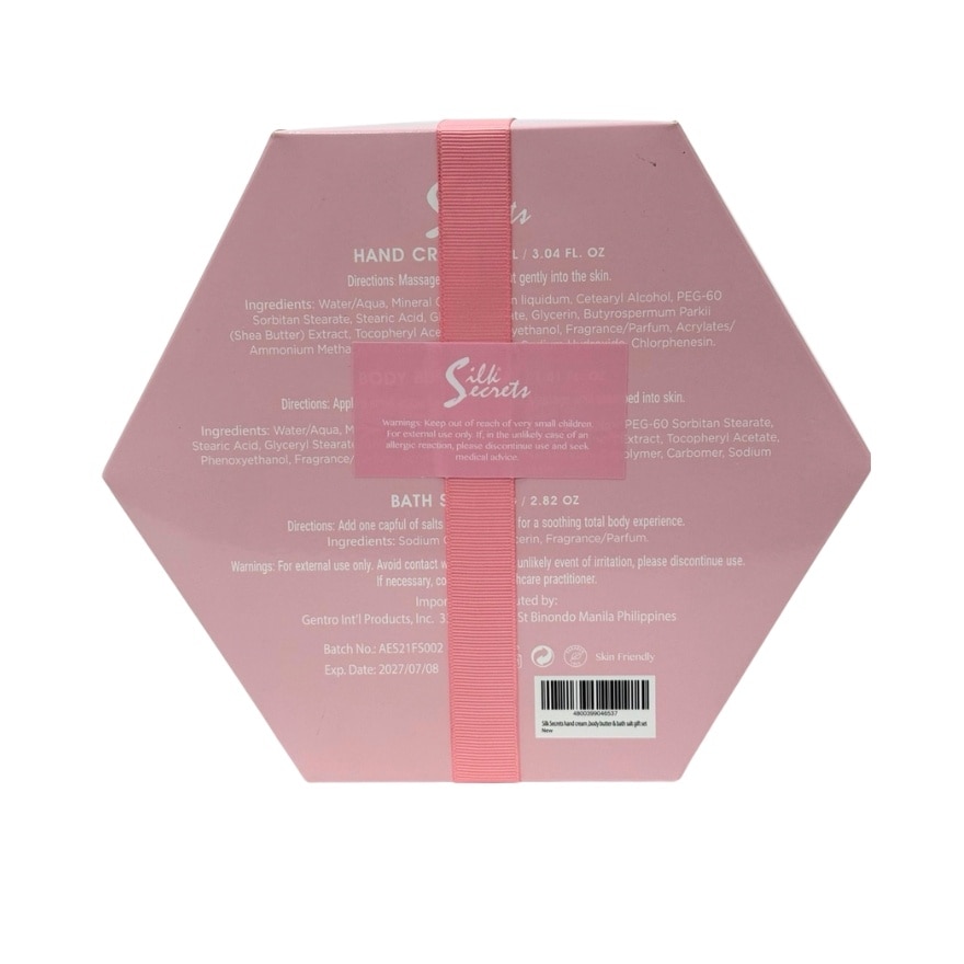SILK SECRETS Body Moisture Care 3s Gift Set