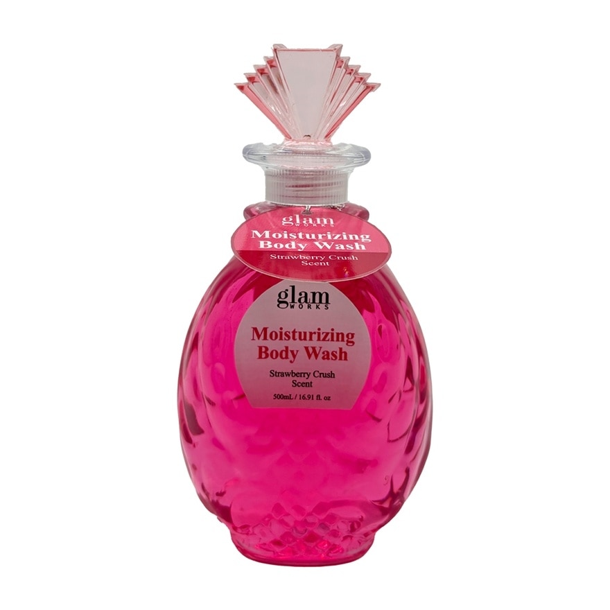 GLAMWORKS Body Wash Strawberry Crush 500ml Gift Set