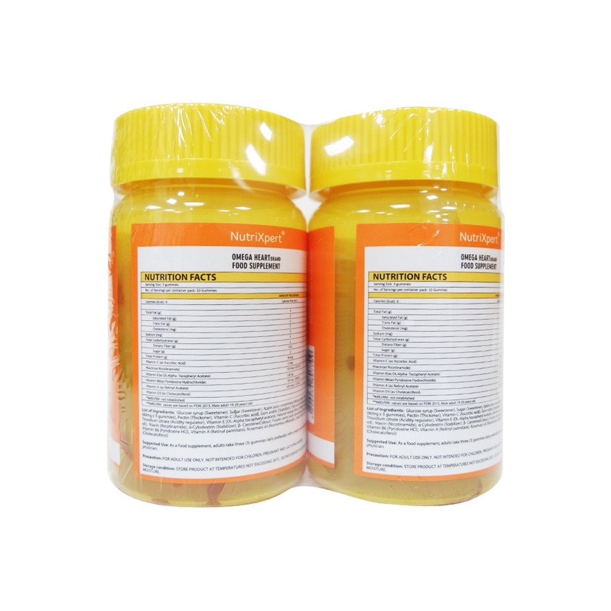 NUTRIXPERT Omega Heart Gummies Bundle