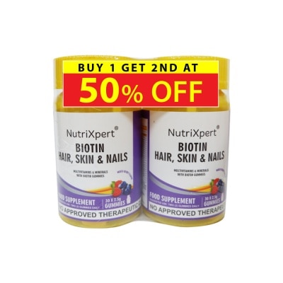 NUTRIXPERT NUTRIXPERT Biotin Hair & Skin & Nails Gummies Bundle