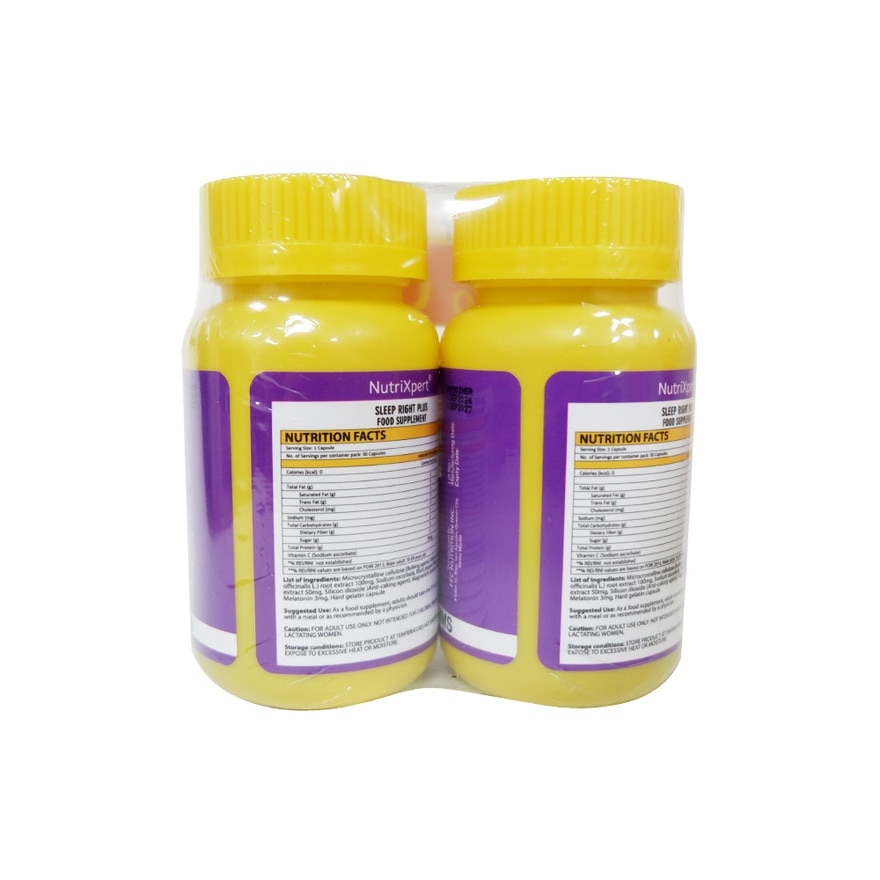 NUTRIXPERT Sleep Right Plus Bundle