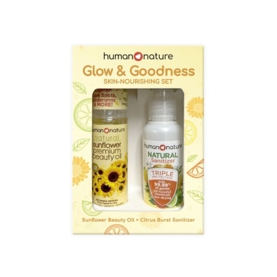 HUMAN NATURE HUMAN NATURE Glow & Goodness Sanitizer Bundle 50ml Gift Set
