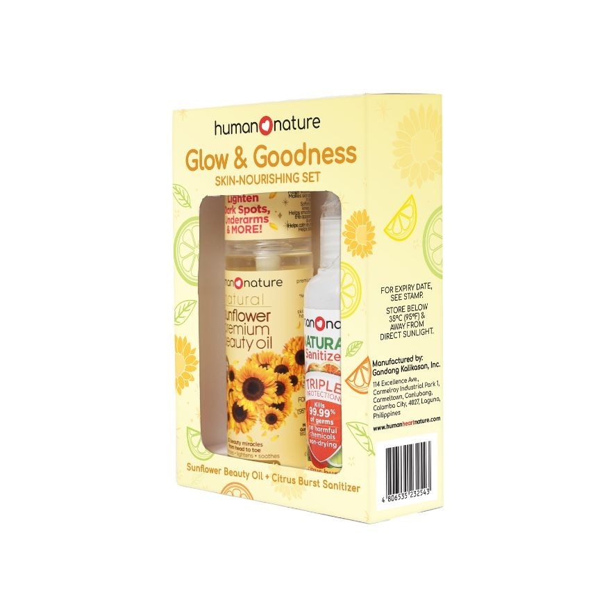 HUMAN NATURE Glow & Goodness Sanitizer Bundle 50ml Gift Set