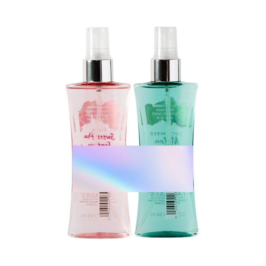 BODY FANTASIES Cucumber and Sweet Pea 94ml Gift Set