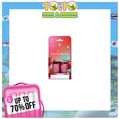 BODY IN BLOOM BODY IN BLOOM Body Wash x Lotion Strawberry Apple Scent 50ml Gift Set