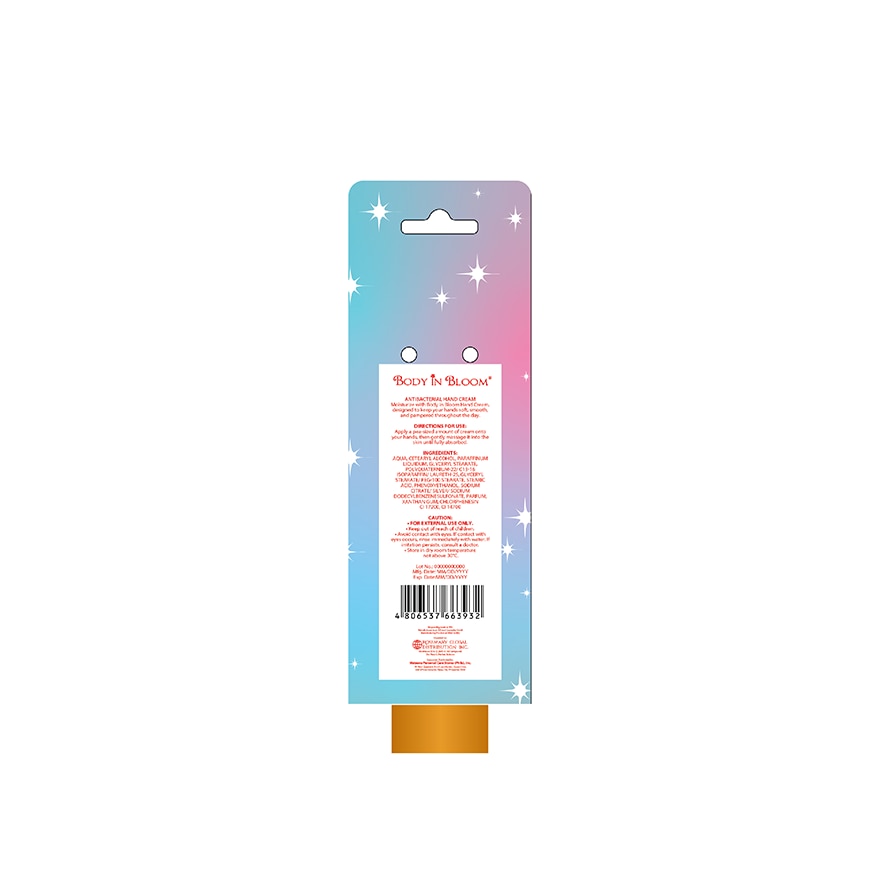 BODY IN BLOOM Antibacterial Hand Cream Peach Mango Scent 100ml Gift Set